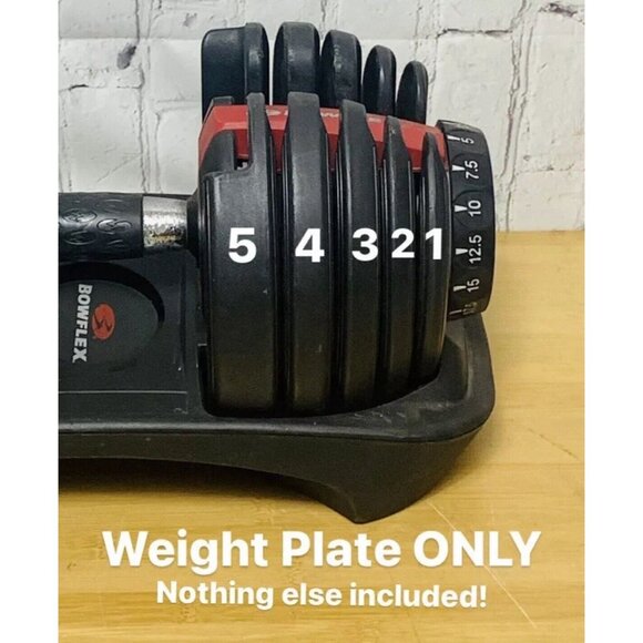 Replacement #5 (002-2069) Bowflex SelectTech 552 Series 2 Dumbbell Weight Plate - Picture 2 of 10